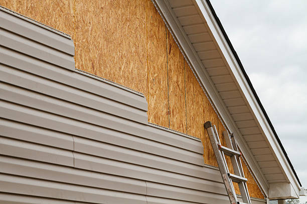 Professional Siding technician working in White Post, VA